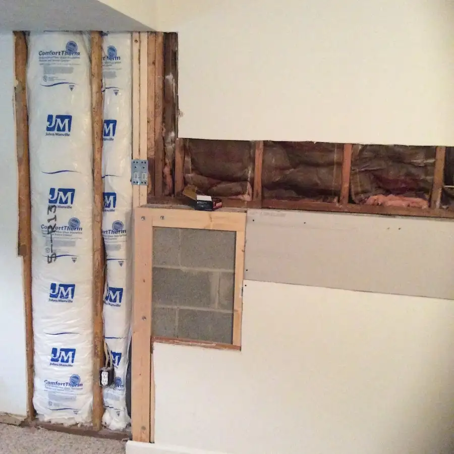 Wall insulation replacement during Odor Removal & Deodorization in Ham Lake